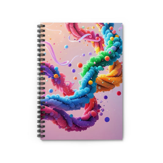 Abstract Series | Chromatic Flux Spiral Notebook