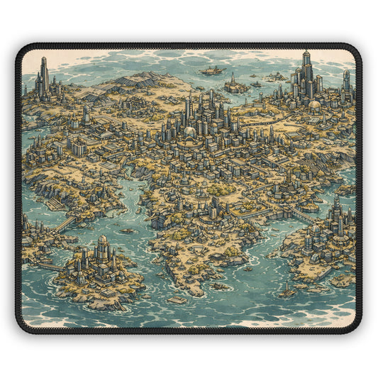 Sci-Fi Series | Tidal Metropolis Mouse Pad