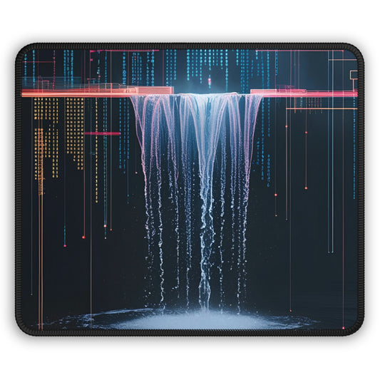 Abstract Series | Datafall Cascade Mouse Pad