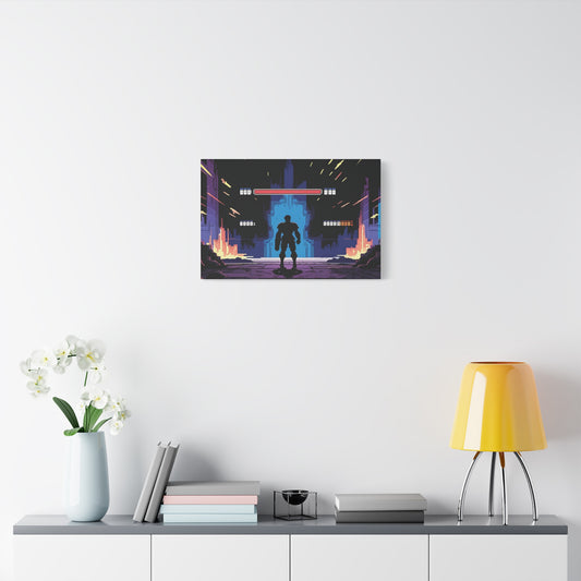 Pixel Series | Boss Room Canvas Wall Art