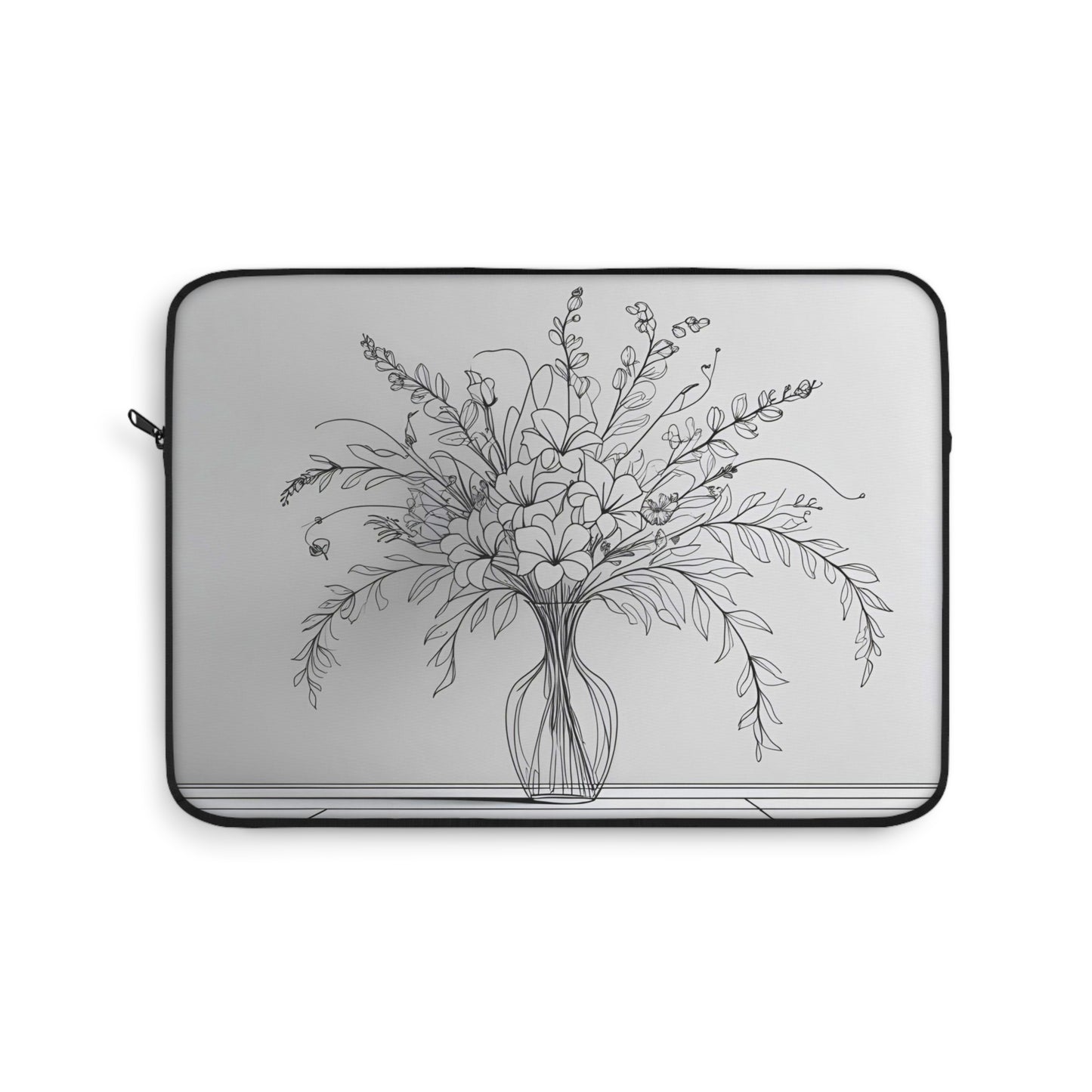 Floral Vase Laptop Sleeve | Analog Series