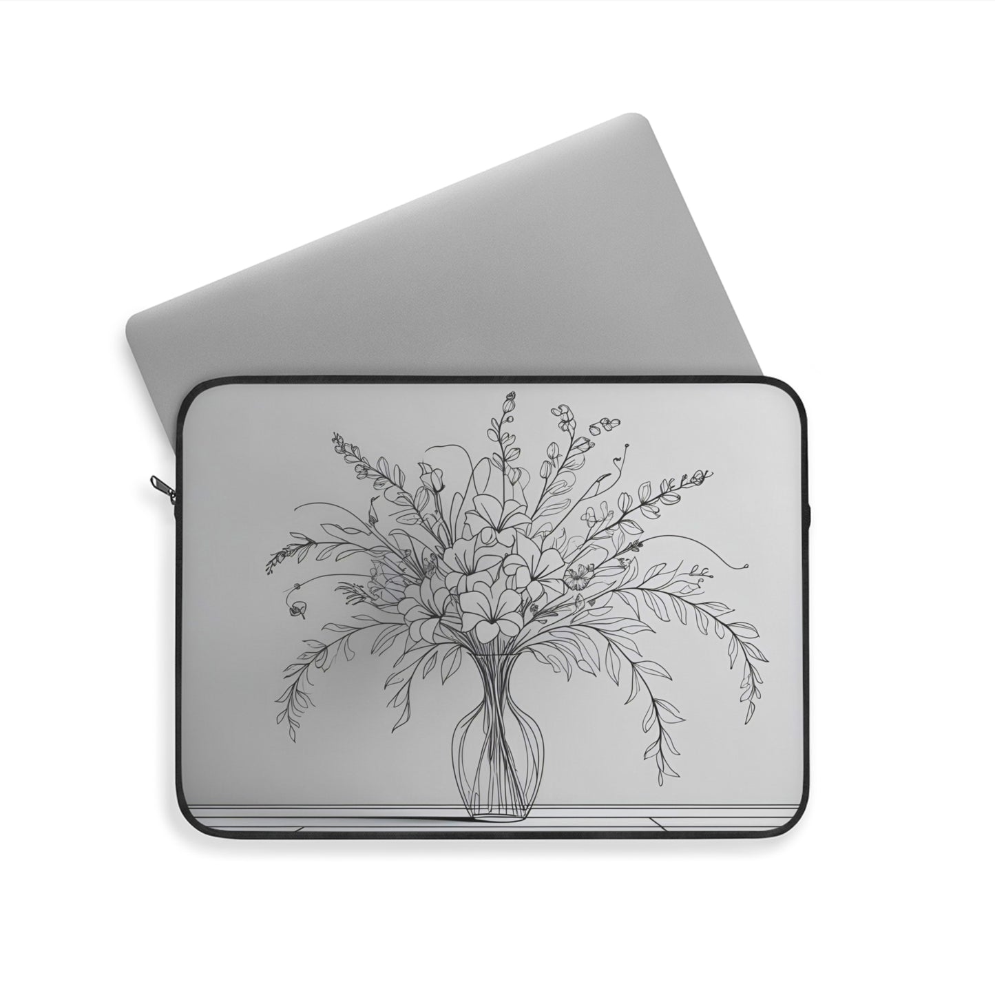 Floral Vase Laptop Sleeve | Analog Series