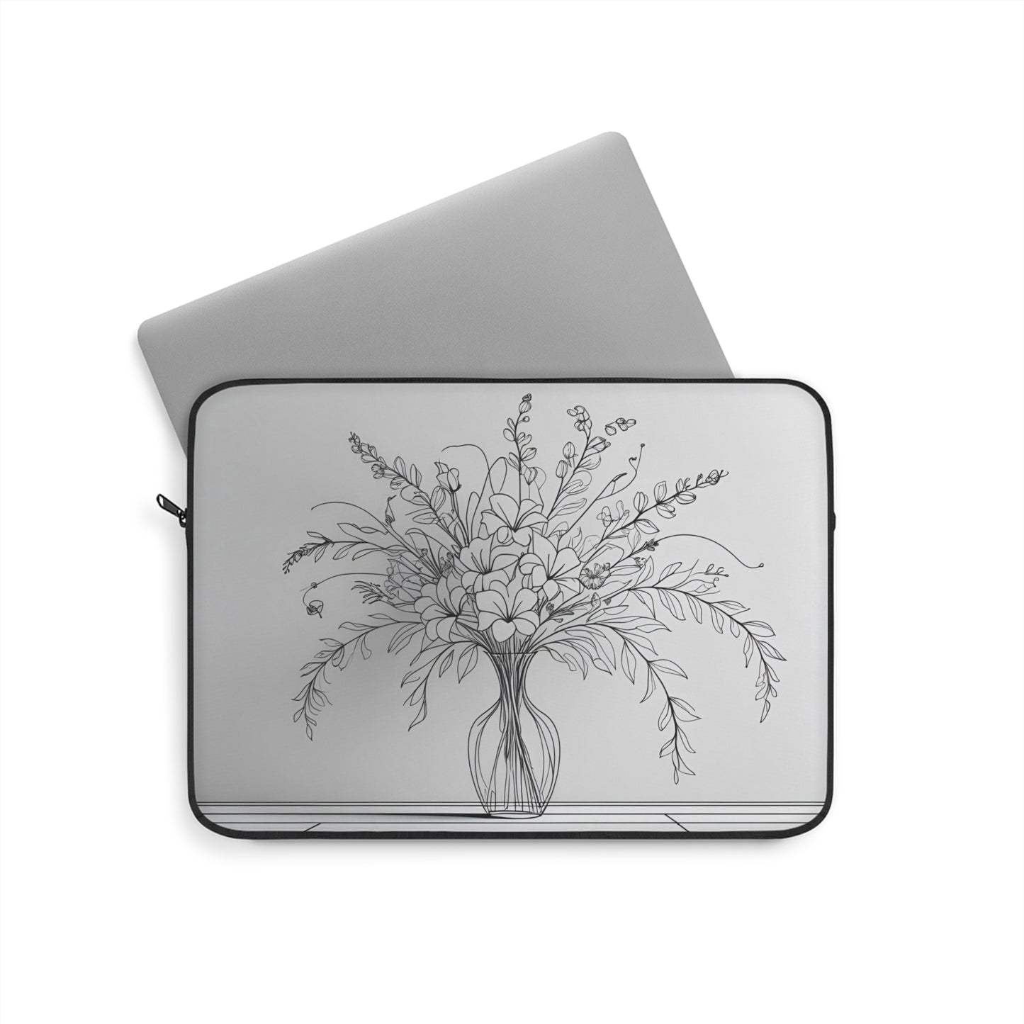 Floral Vase Laptop Sleeve | Analog Series