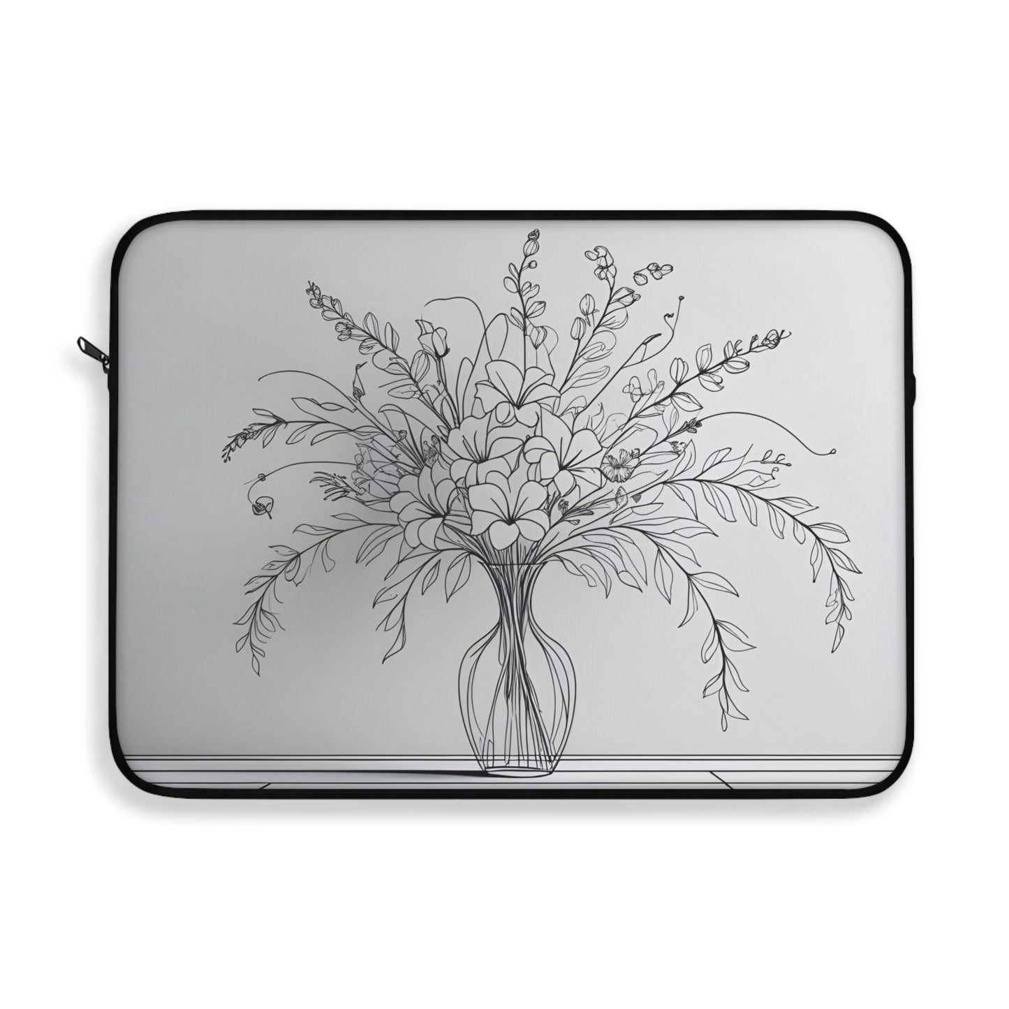 Floral Vase Laptop Sleeve | Analog Series