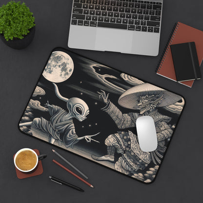 Alien Series | Alien Samurai Desk Mat - NEONPADS - Home Decor