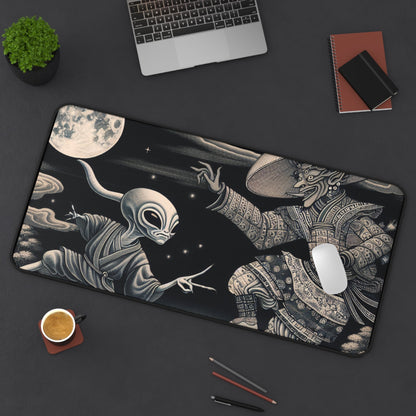 Alien Series | Alien Samurai Desk Mat - NEONPADS - Home Decor