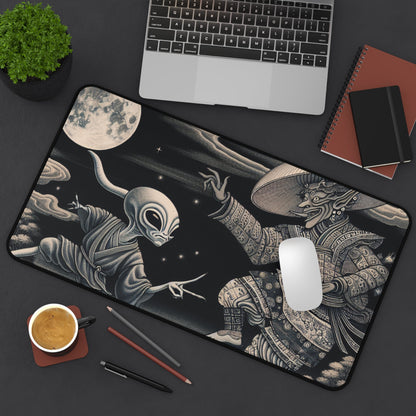 Alien Series | Alien Samurai Desk Mat - NEONPADS - Home Decor