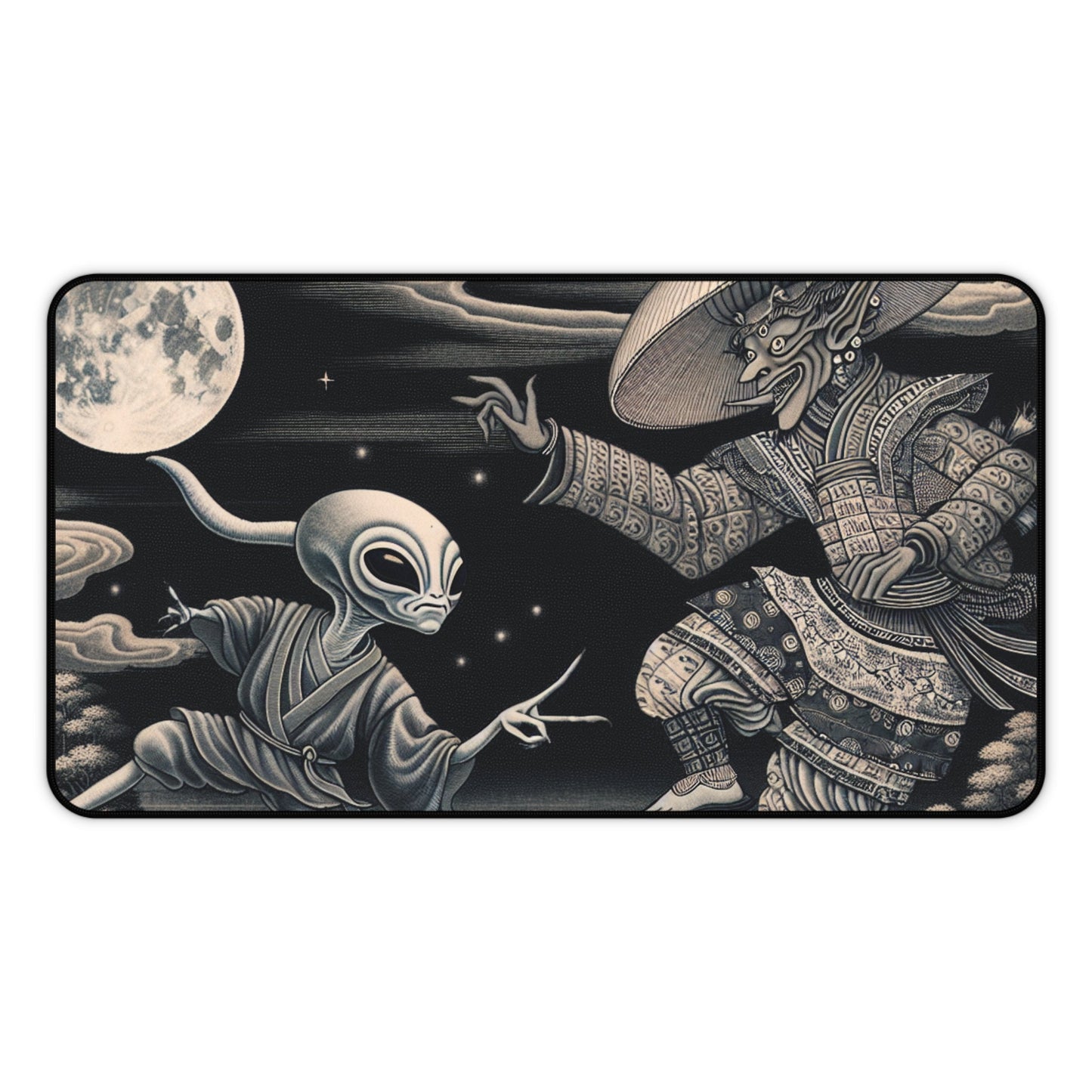 Alien Series | Alien Samurai Desk Mat - NEONPADS - Home Decor
