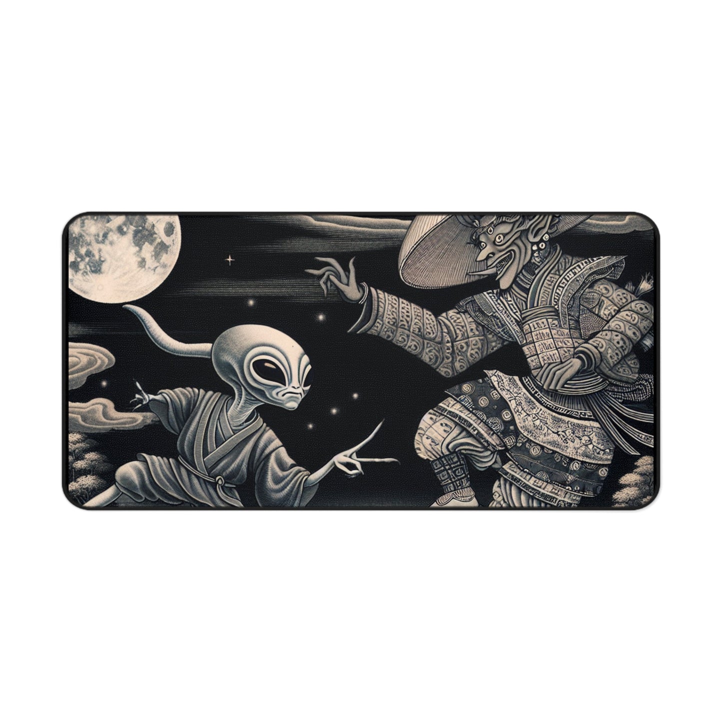 Alien Series | Alien Samurai Desk Mat - NEONPADS - Home Decor