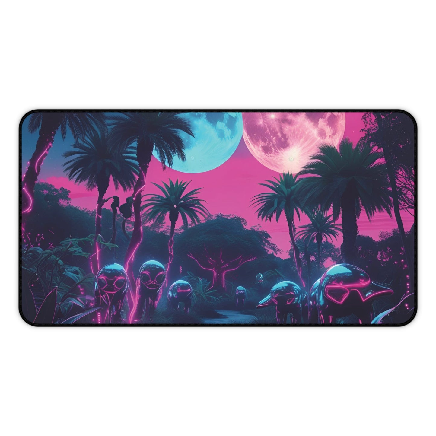 Alien Series | Moonlit Migration Desk Mat - NEONPADS - Home Decor