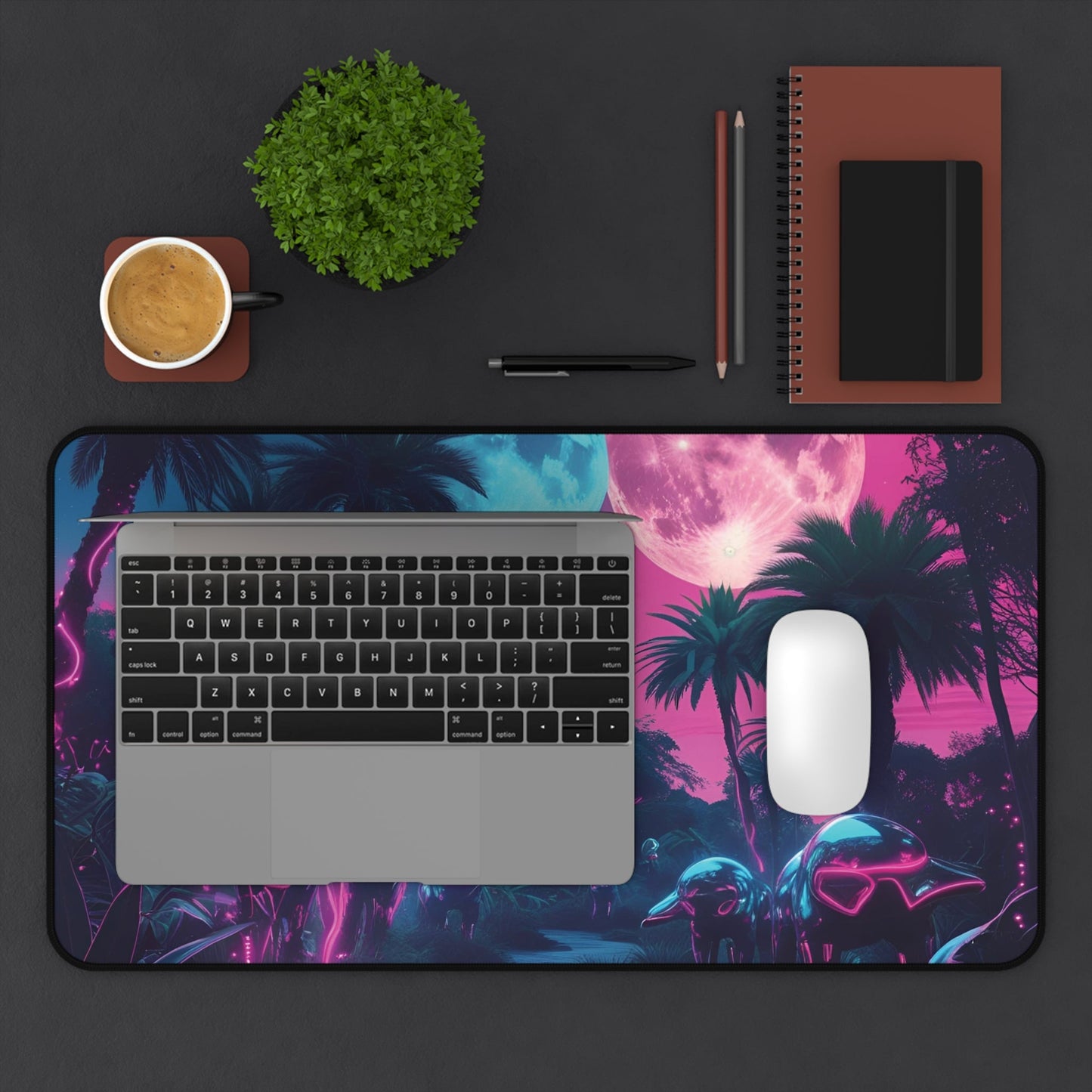 Alien Series | Moonlit Migration Desk Mat - NEONPADS - Home Decor