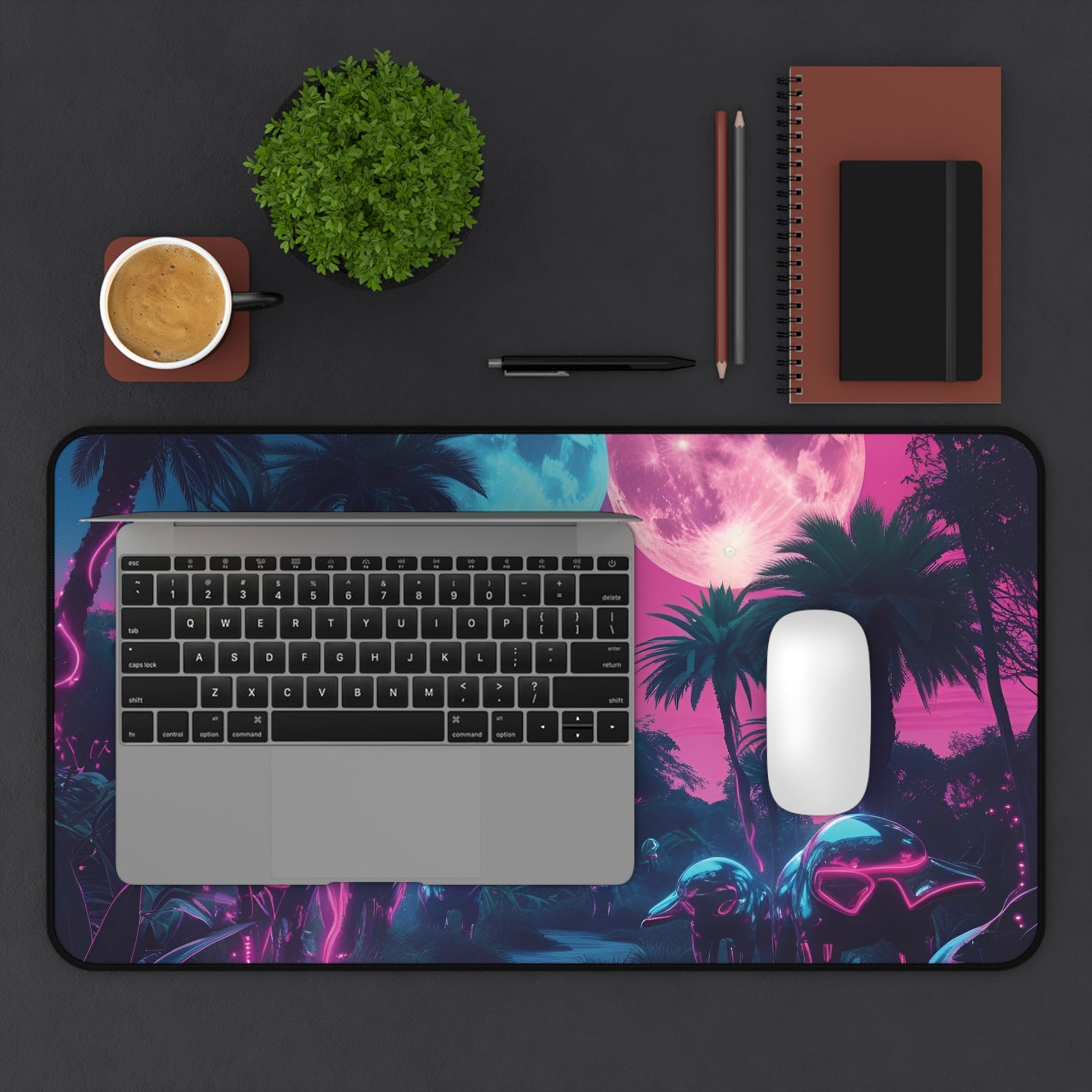 Alien Series | Moonlit Migration Desk Mat - NEONPADS - Home Decor