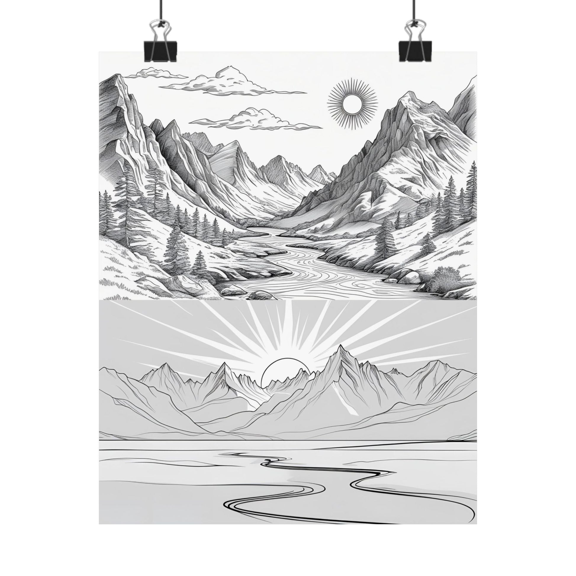 Analog Series | Dusk to Dawn Poster Print - NEONPADS - Poster