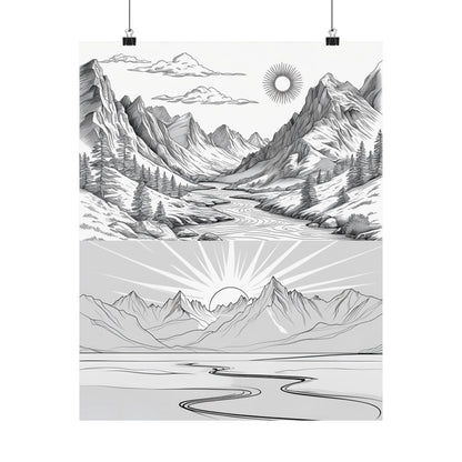 Analog Series | Dusk to Dawn Poster Print - NEONPADS - Poster