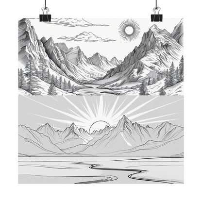 Analog Series | Dusk to Dawn Poster Print - NEONPADS - Poster