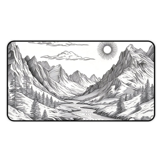 Analog Series | Summit Flow Desk Mat - NEONPADS - Home Decor