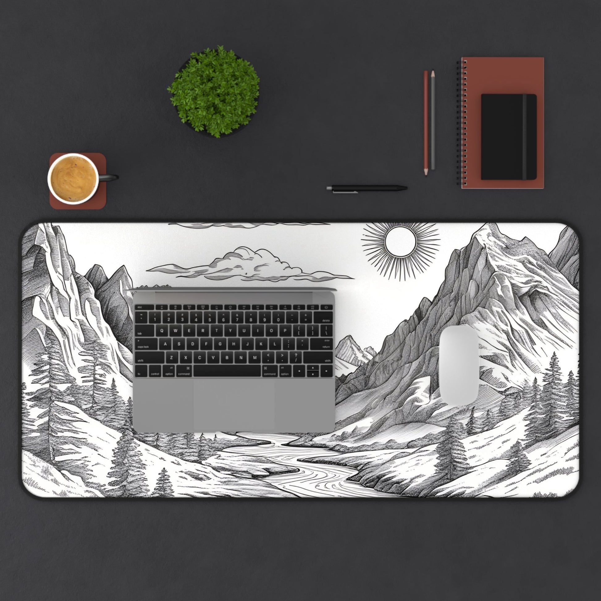 Analog Series | Summit Flow Desk Mat - NEONPADS - Home Decor