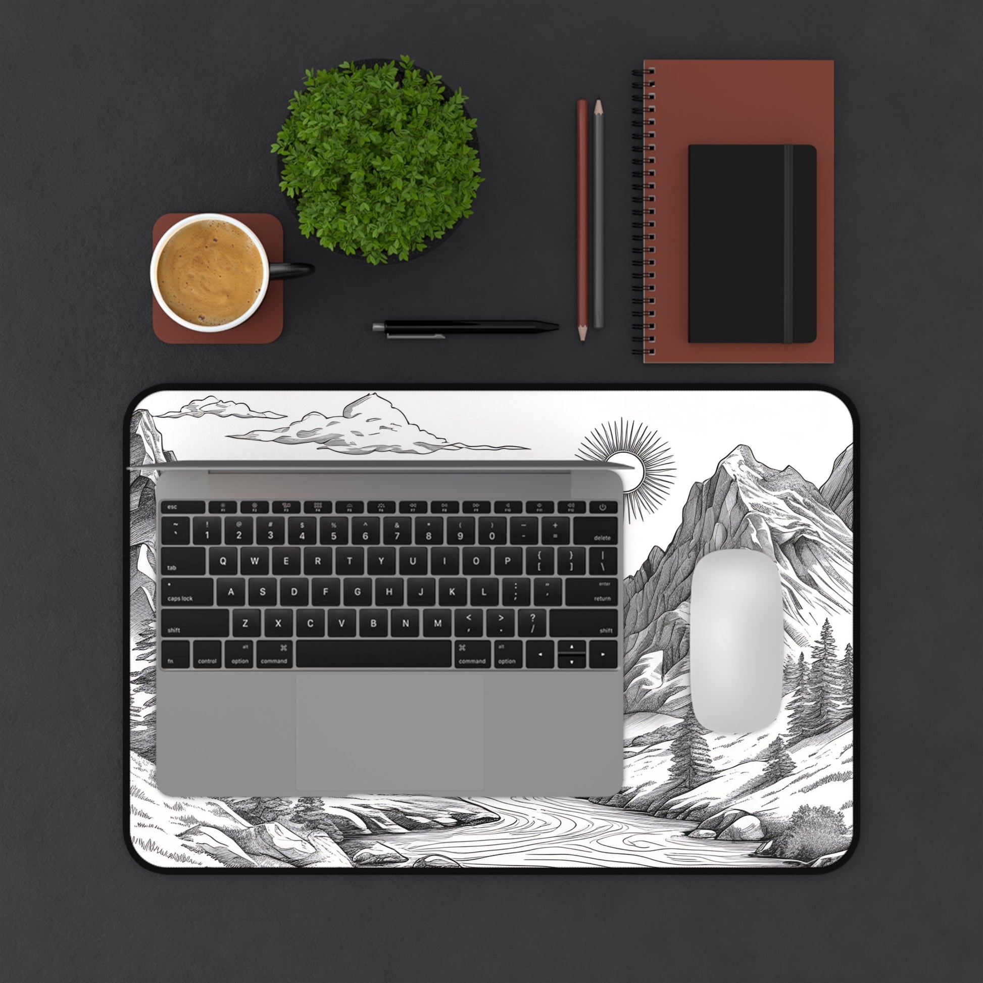 Analog Series | Summit Flow Desk Mat - NEONPADS - Home Decor