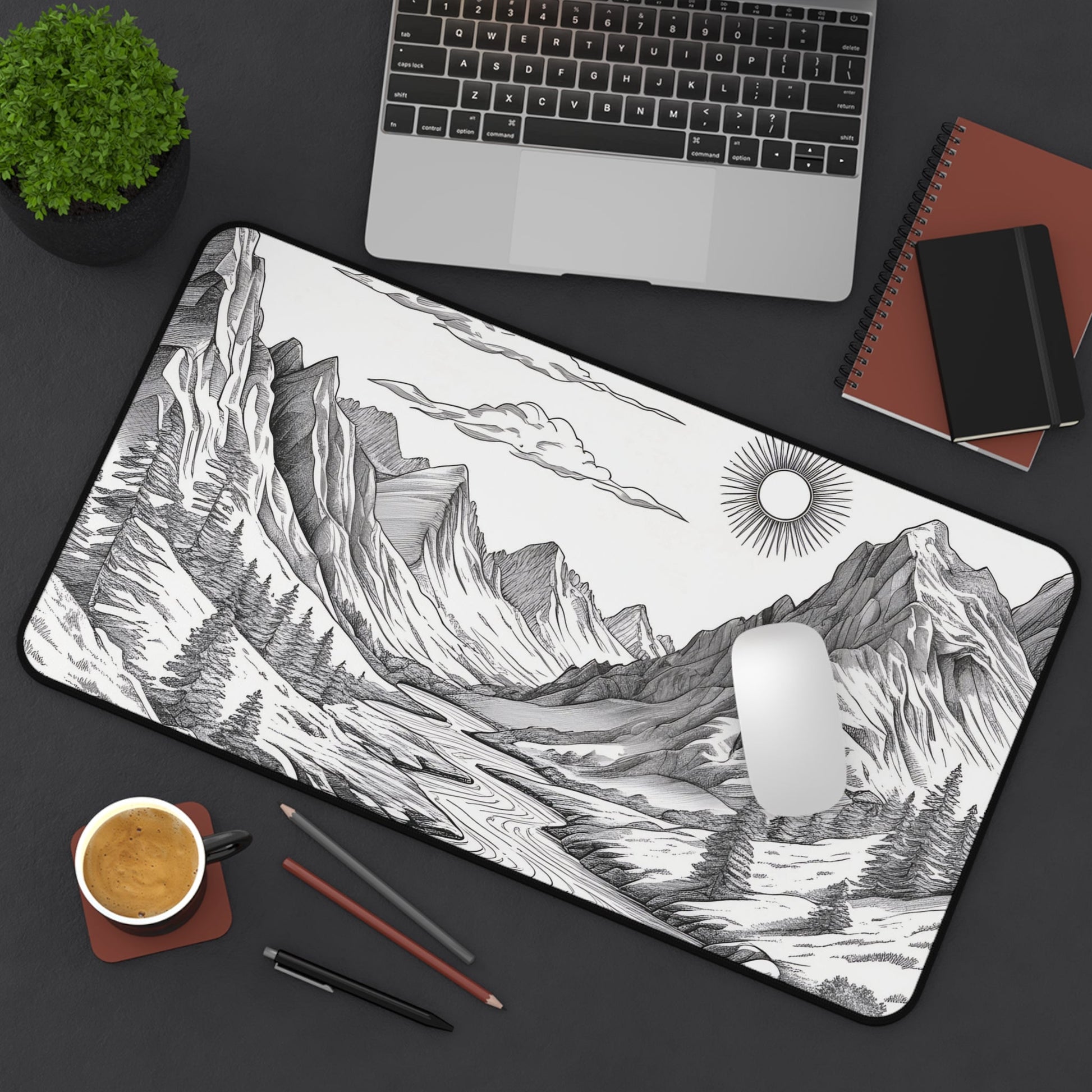 Analog Series | Summit Flow Desk Mat - NEONPADS - Home Decor