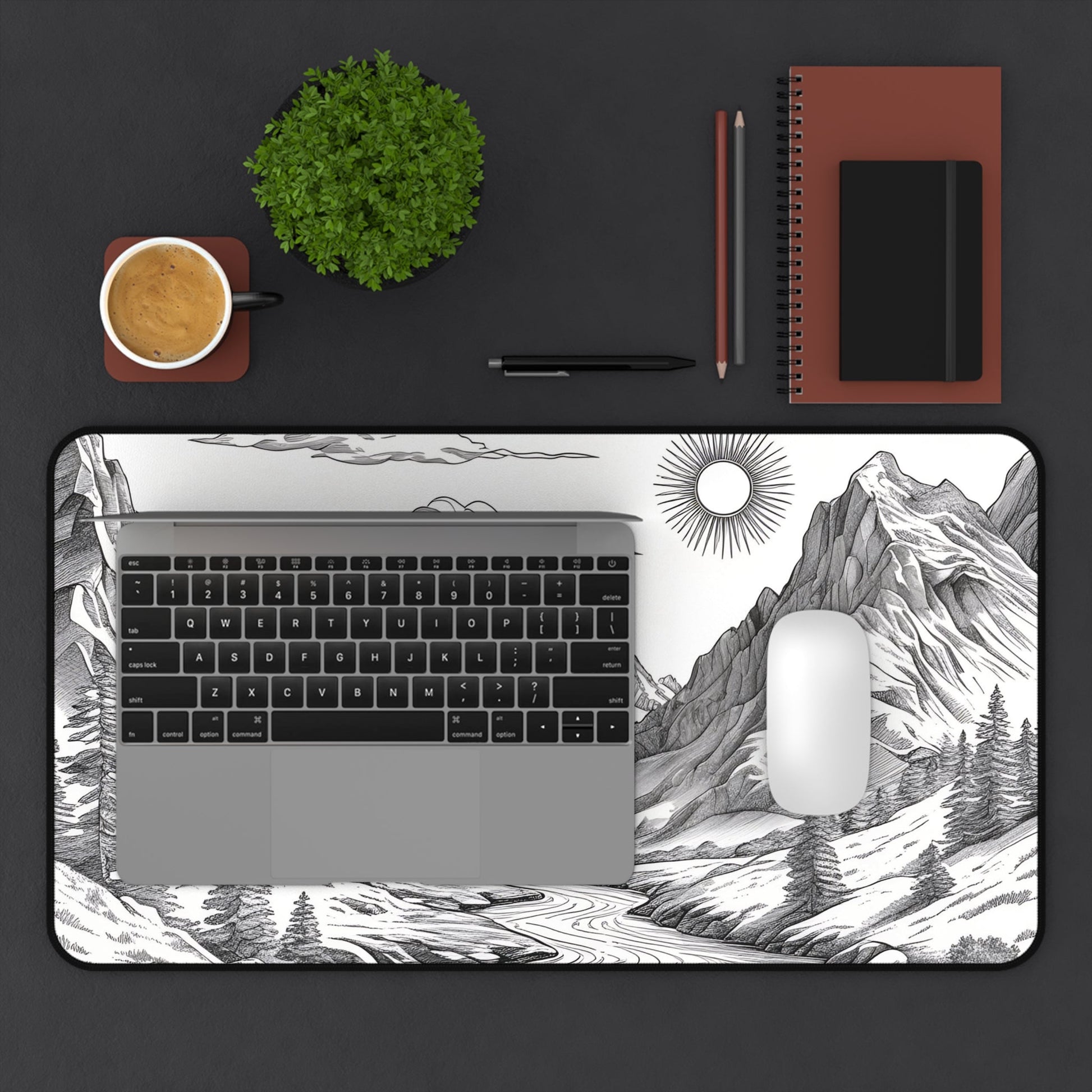 Analog Series | Summit Flow Desk Mat - NEONPADS - Home Decor