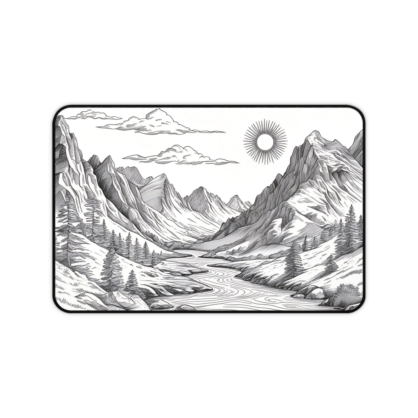 Analog Series | Summit Flow Desk Mat - NEONPADS - Home Decor