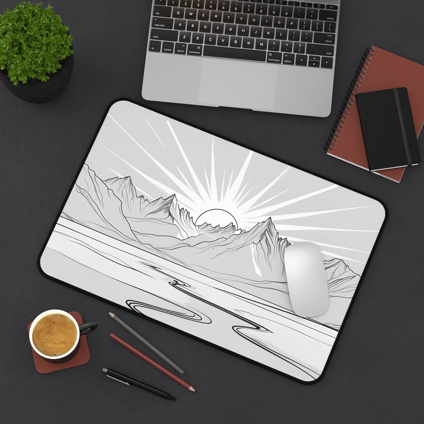 Analog Series | Sunrise Flow Desk Mat - NEONPADS - Home Decor