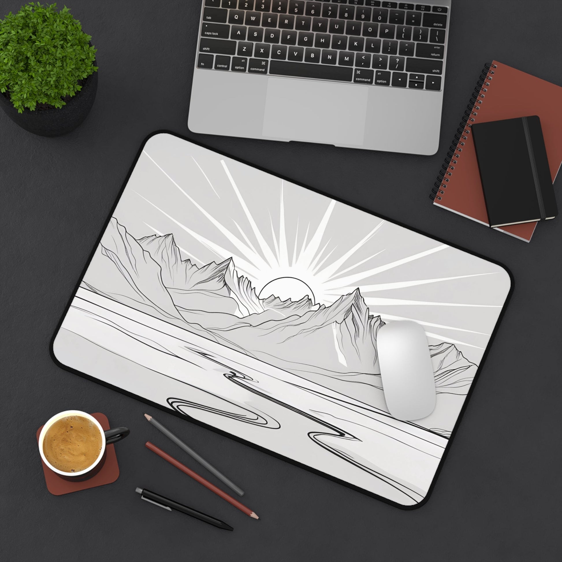 Analog Series | Sunrise Flow Desk Mat - NEONPADS - Home Decor