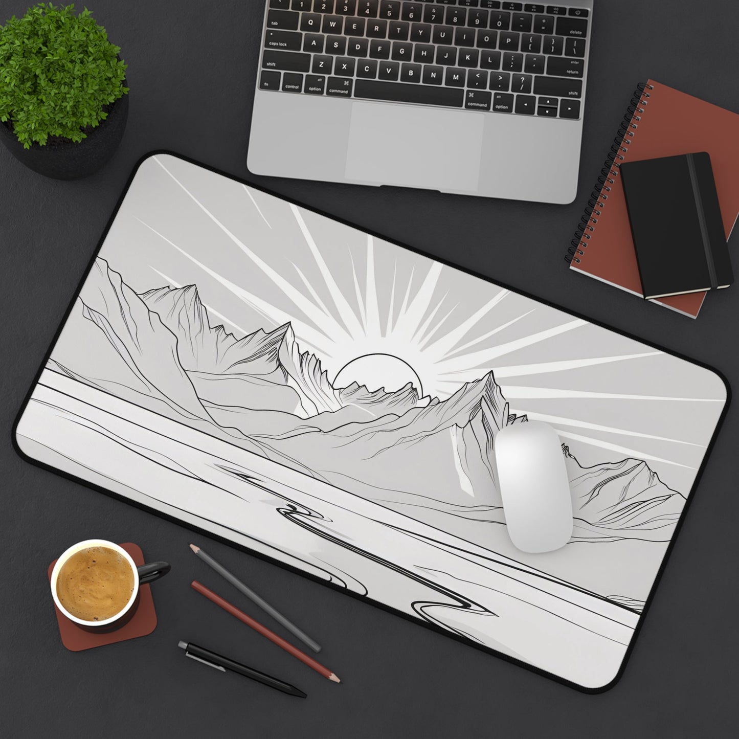 Analog Series | Sunrise Flow Desk Mat - NEONPADS - Home Decor