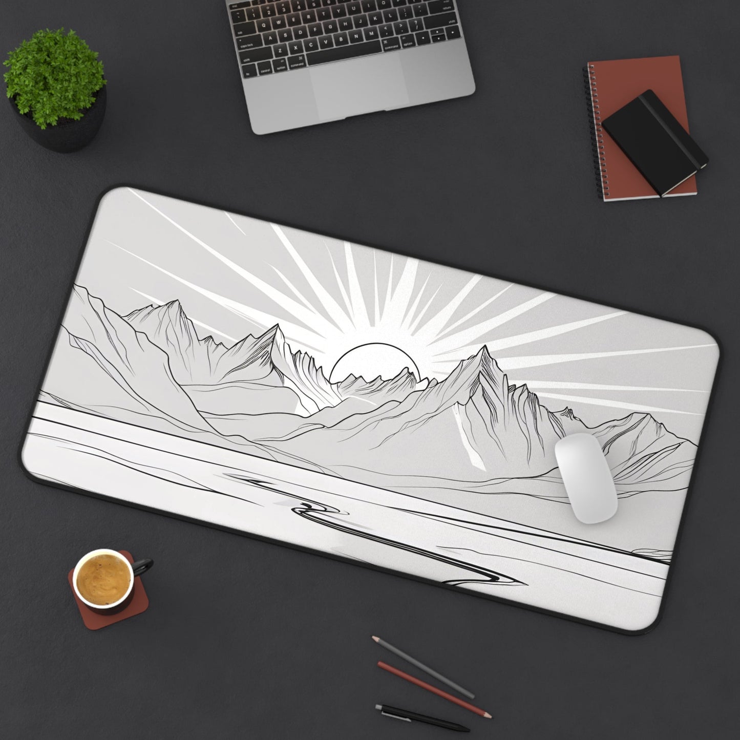 Analog Series | Sunrise Flow Desk Mat - NEONPADS - Home Decor