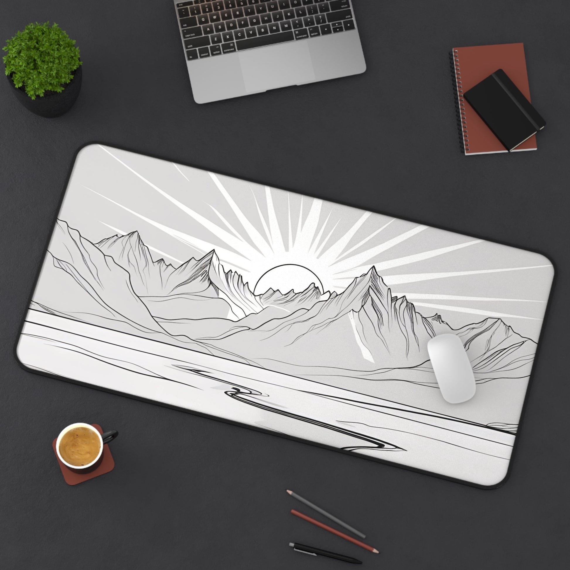 Analog Series | Sunrise Flow Desk Mat - NEONPADS - Home Decor