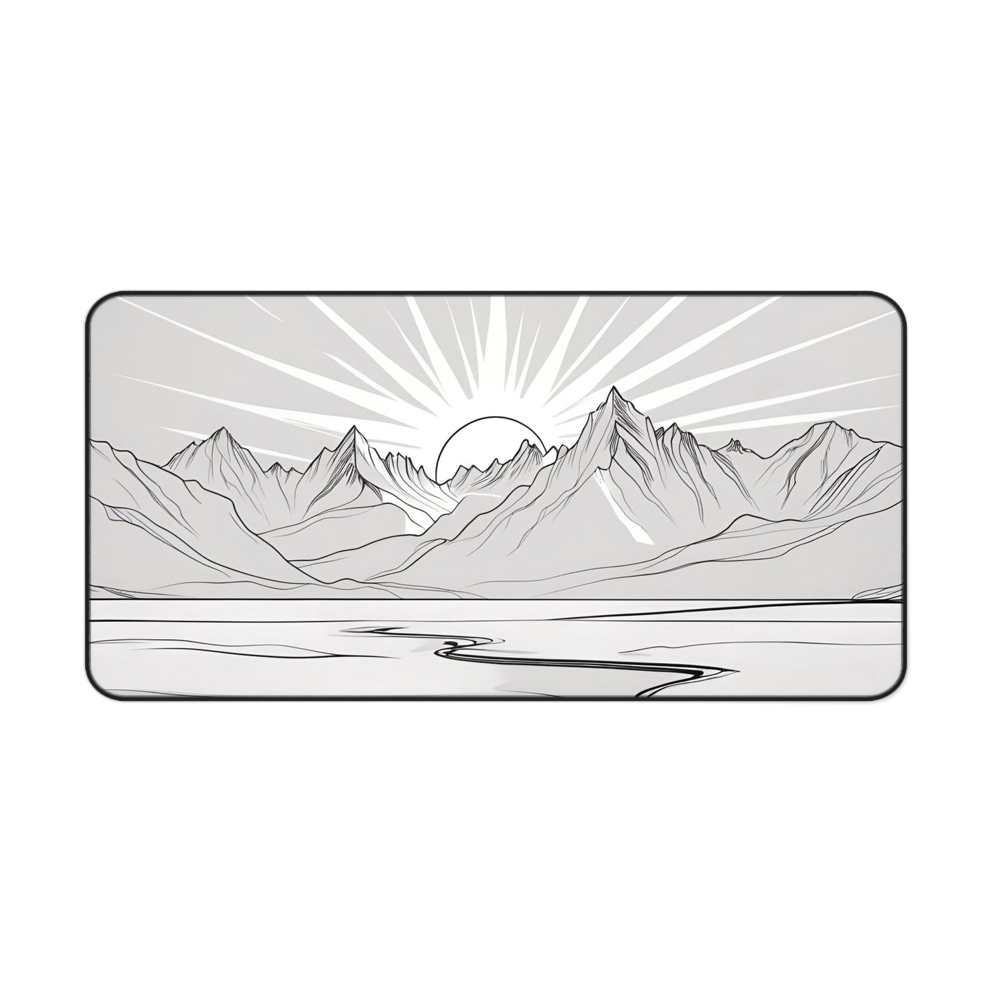 Analog Series | Sunrise Flow Desk Mat - NEONPADS - Home Decor