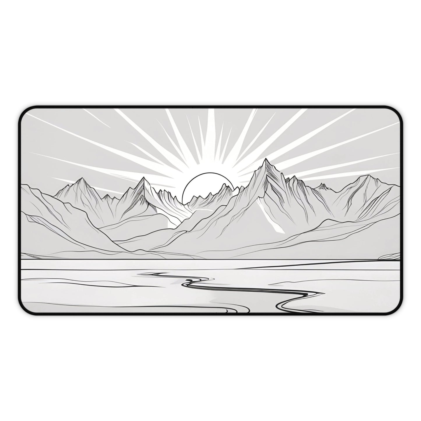 Analog Series | Sunrise Flow Desk Mat - NEONPADS - Home Decor