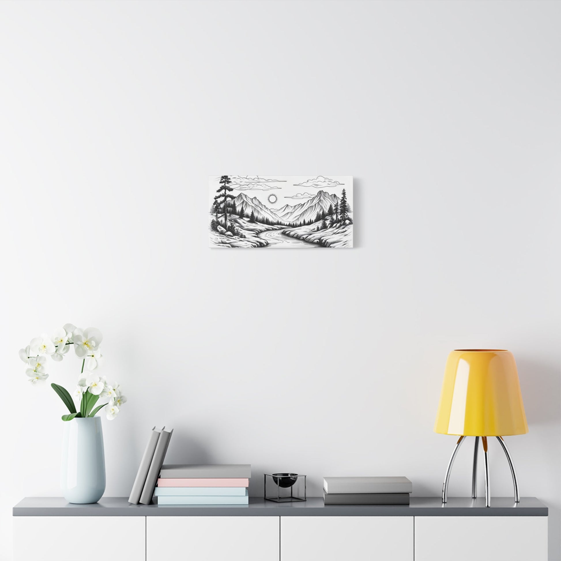 Analog Series | Twin Sun Pass Canvas Wall Art - NEONPADS - Canvas