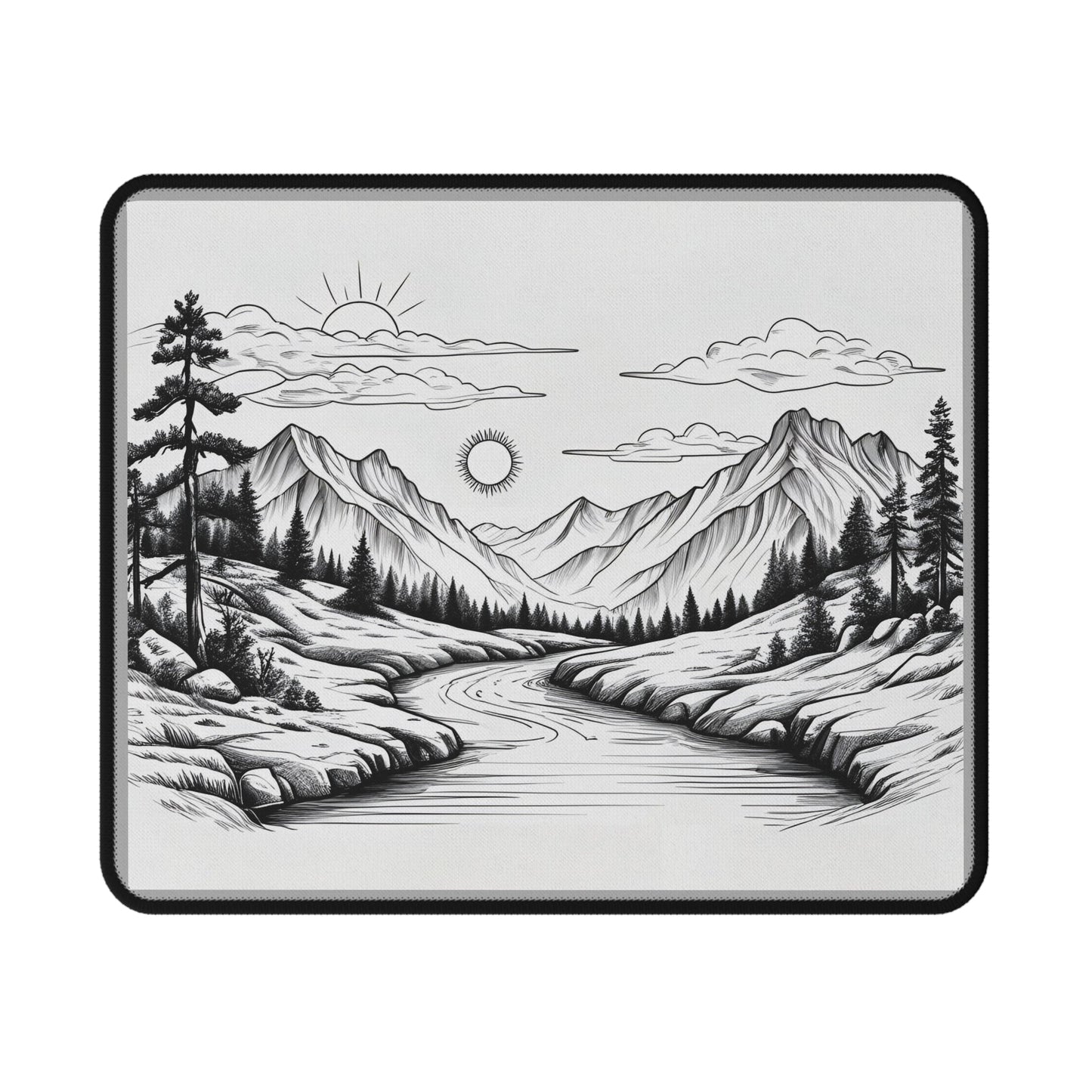 Analog Series | Twin Sun Pass Mouse Pad - NEONPADS - Home Decor