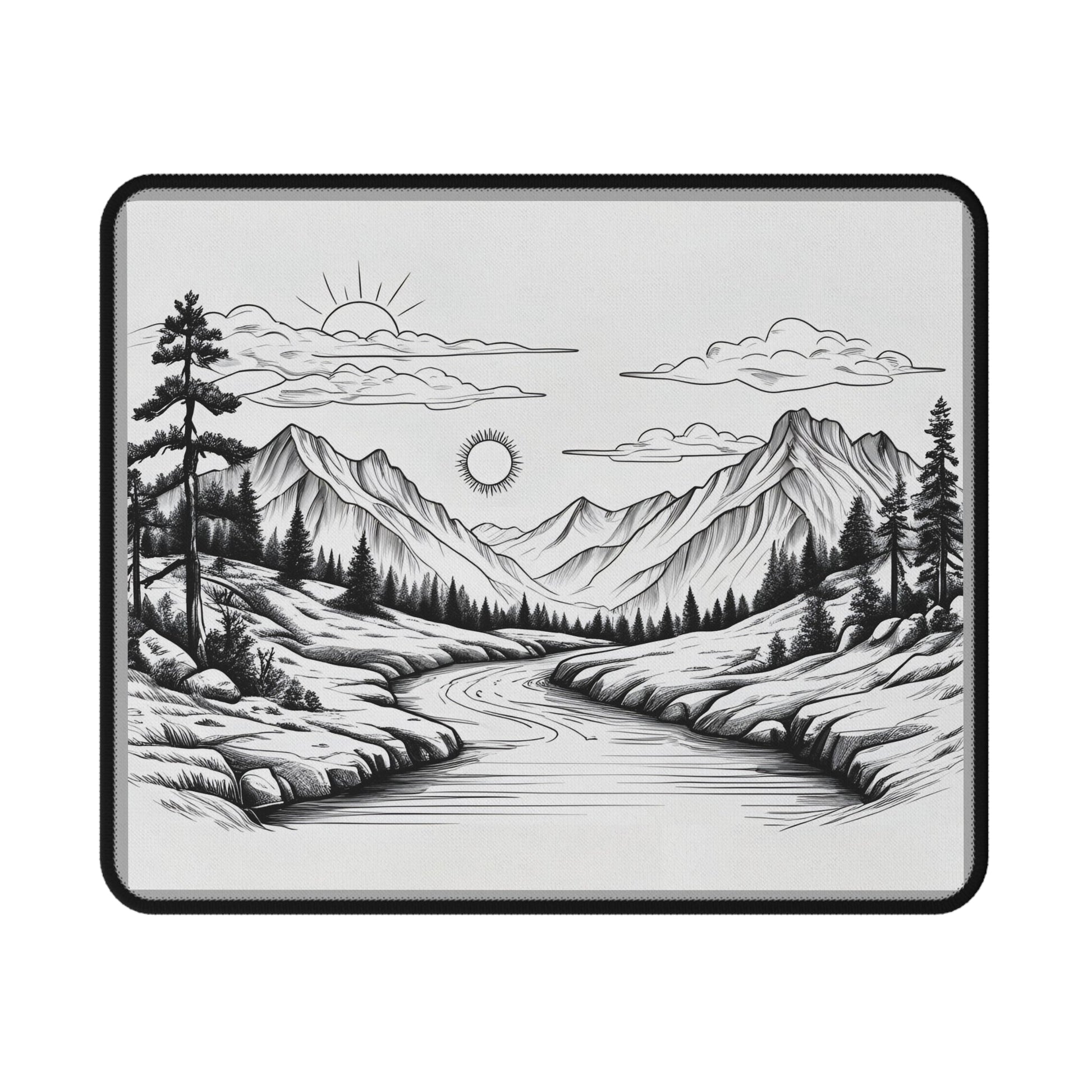 Analog Series | Twin Sun Pass Mouse Pad - NEONPADS - Home Decor