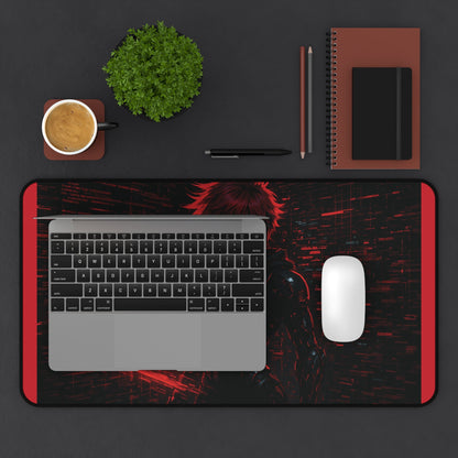 Anime Series | Crimson Hacker Desk Mat - NEONPADS - Home Decor