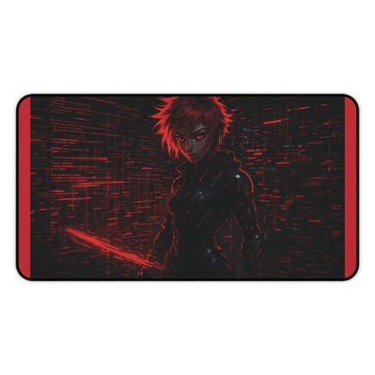 Anime Series | Crimson Hacker Desk Mat - NEONPADS - Home Decor