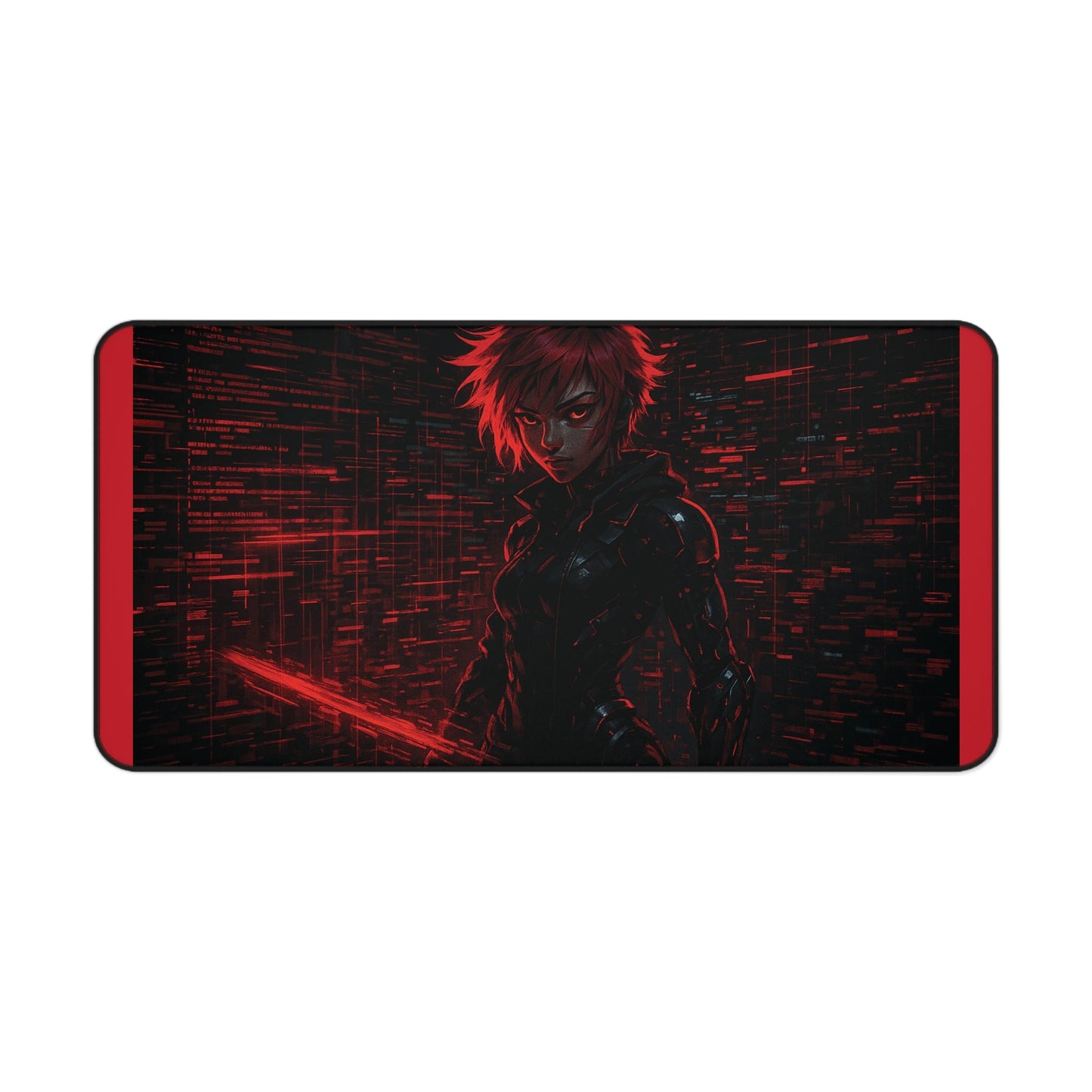 Anime Series | Crimson Hacker Desk Mat - NEONPADS - Home Decor