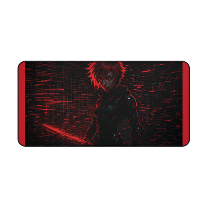 Anime Series | Crimson Hacker Desk Mat - NEONPADS - Home Decor