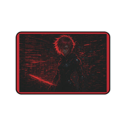 Anime Series | Crimson Hacker Desk Mat - NEONPADS - Home Decor