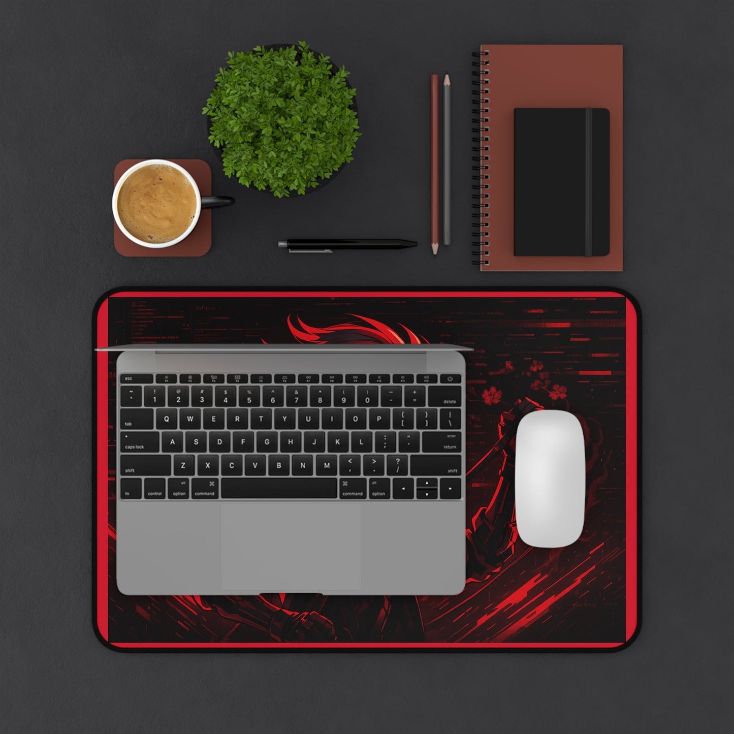 Anime Series | Scarlet Operative Desk Mat - NEONPADS - Home Decor