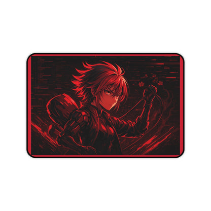Anime Series | Scarlet Operative Desk Mat - NEONPADS - Home Decor