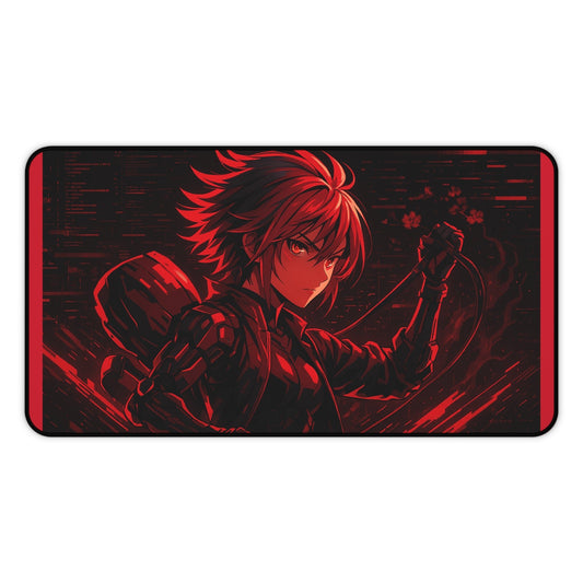 Anime Series | Scarlet Operative Desk Mat - NEONPADS - Home Decor