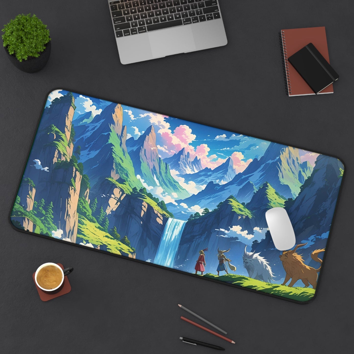 Fantasy Series | Skyborn Summit Desk Mat - NEONPADS - Home Decor