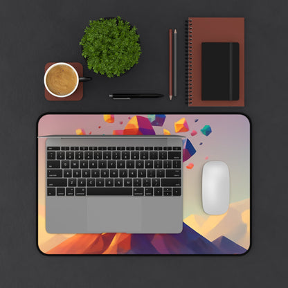 Low - Poly Series | Crystal Eruption Desk Mat - NEONPADS - Home Decor