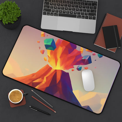 Low - Poly Series | Crystal Eruption Desk Mat - NEONPADS - Home Decor