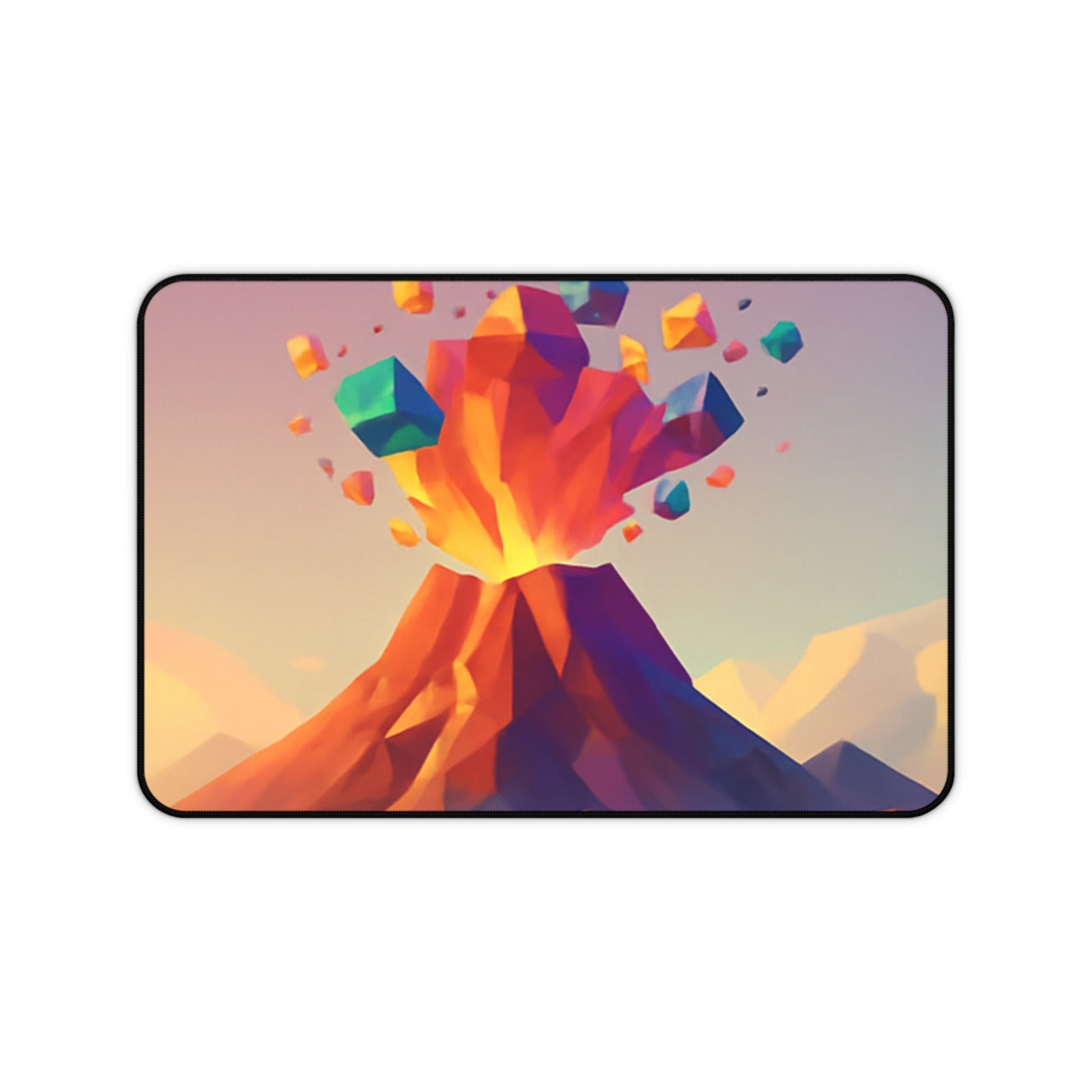 Low - Poly Series | Crystal Eruption Desk Mat - NEONPADS - Home Decor