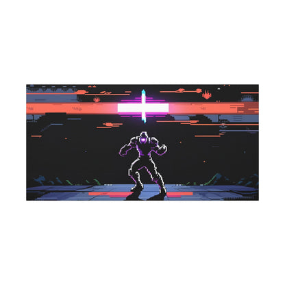 Pixel Series | Neon Standoff Canvas Wall Art - NEONPADS - Canvas