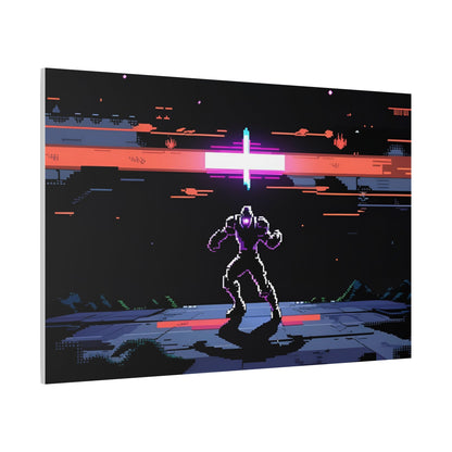Pixel Series | Neon Standoff Canvas Wall Art - NEONPADS - Canvas