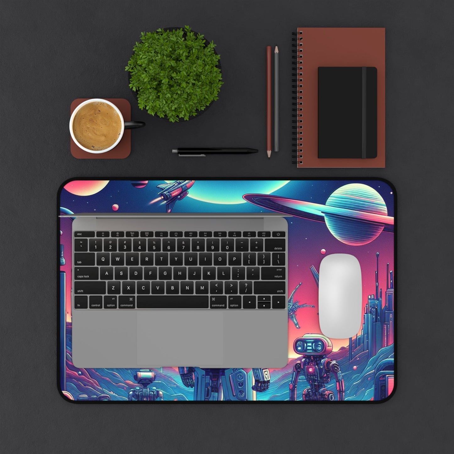 Sci - Fi Series | Galactic Watchers Desk Mat - NEONPADS - Home Decor